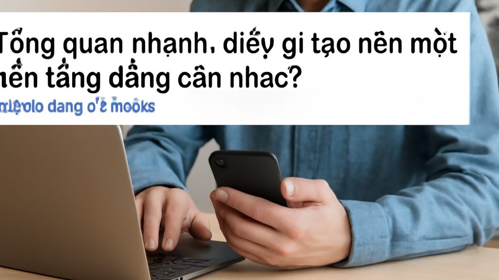 Minh họa: Tổng quan nhanh: điều gì tạo nên một nền tảng đáng cân nhắc?