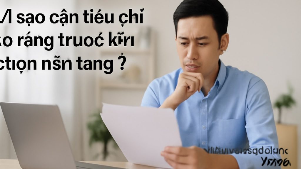 Vì sao cần tiêu chí rõ ràng trước khi chọn nền tảng? Minh họa: Vì sao cần tiêu chí rõ ràng trước khi chọn nền tảng?